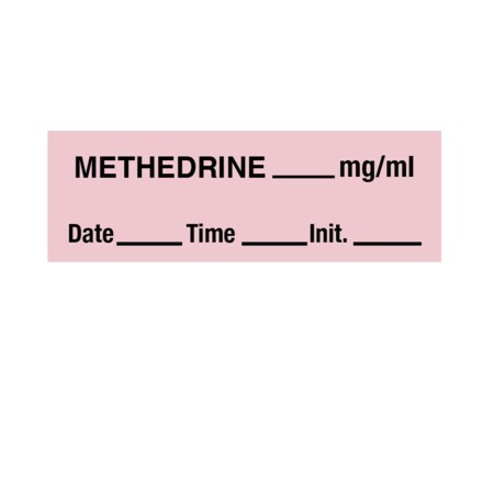 Tape, Methedrine 1/2 X 500 Pink W/Black
